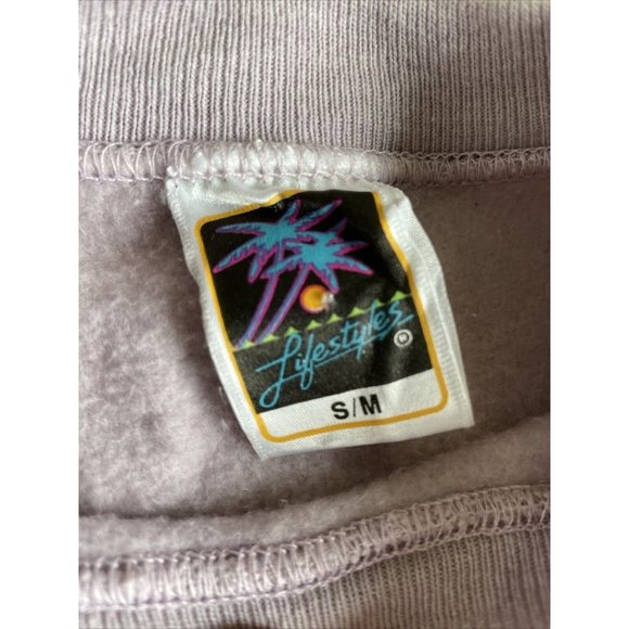 Vintage‎ Lifestyles 90s Aztec Mexican Purple Sweatshirt Adult One Size Made USA - Picture 4 of 15